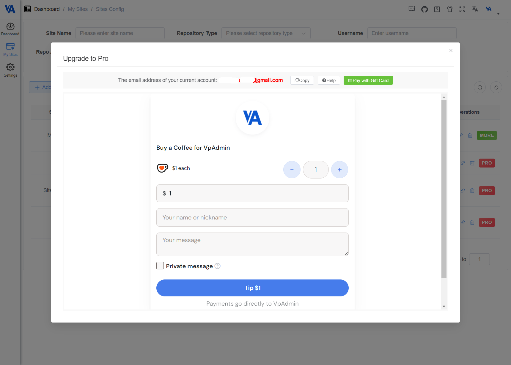 Payment Message